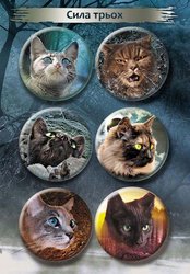 Комплект із 6-ти значків «Сила трьох»