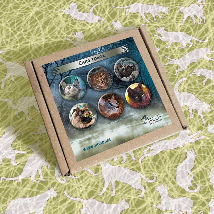 Комплект із 6-ти значків «Сила трьох» - інші зображення